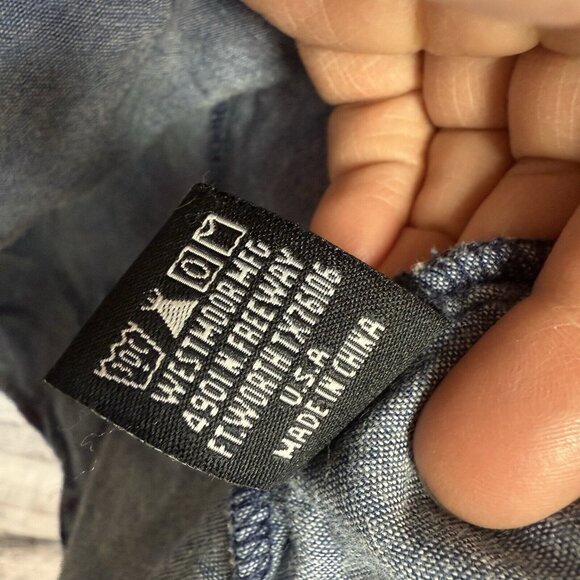 Rock & Roll Cowgirl Western Indian Pearl Snap Long Sleeve Plaid Shirt Sz Medium - Picture 5 of 10